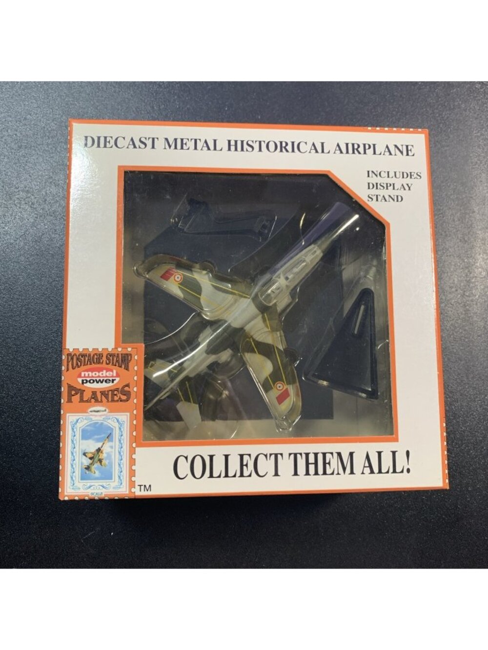 Model Power 5363 Alpha Jet Trainer 1:100 Diecast Postage Stamp Plane NIB Vtg